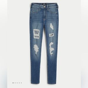 Hollister high rise super skinny soft stretch jeans size 3R